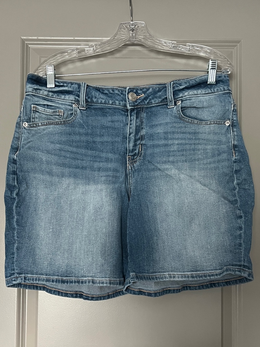 Classic Blue Denim Shorts
